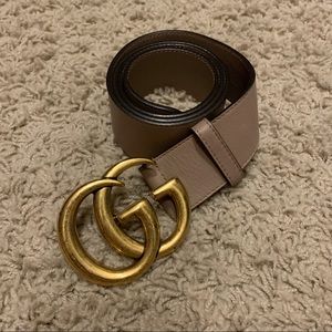 COPY - Thick pink Gucci belt